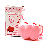 coeur en forme de brosse à dents titulaire multifonction