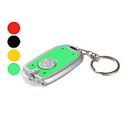 plastic sleutelhanger LED zaklamp (verschillende kleuren)