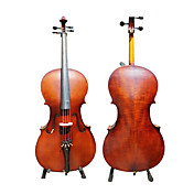 Handmade Satin Solid Spruce Cello with Stand