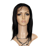 Lace Front Short Yaki Straight 100% India Reme Hair Wig Multiple Colors Available