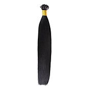 Indian Remy Hair 12 Inch Keratin Pre-Bonded U-Tip Silky Straight Hair Extensions Multiple Colors Available