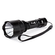 UltraFire C8 5-Modus Cree XR-E Q5 LED Taschenlampe (1x18650, schwarz)