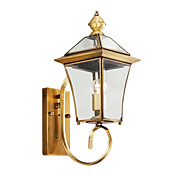 1 - licht gouden wandlamp in antieke stijl