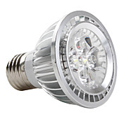 e27 5 * 1w 5-led 450lm 6000-6500k lâmpada de luz branca (85-265V)
