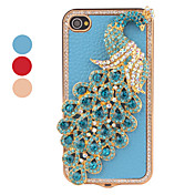 Custodia stile pavone per iPhone 4 e (colori assortiti) 4s