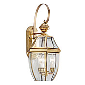klassieke gouden wandlamp met 3 lampjes