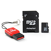 32 GB microSDHC geheugenkaart met USB microSD Reader en microSD-adapter