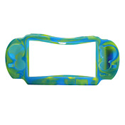 Camouflage Style Silicone Case for PS Vita (Blue and Yellow)