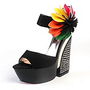 ZAWATI - Sandalen mit hohen Absätzen Keilabsatz Kunstleder