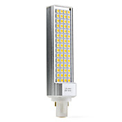 G24 9W 60x5050 SMD 520-600LM 2500-3500K Warm White Light LED Bulb (110-240V)
