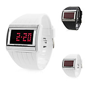 Montre LED, Affichage Numérique, 85 Lumières, En Caoutchouc, Unisexe - Couleurs Assorties
