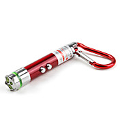 laser rouge + 2 modes lumière blanche lampe de poche a conduit à clignoter (couleurs assorties)
