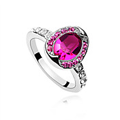 autriche cristal bague en platine plaqué alliage - la compatibilité (plus de couleurs)