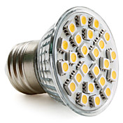 E27 5050 SMD 24-LED Warm White 130-150LM Light Bulb (230V, 3-3.5W)