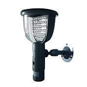 zonnepaneel led wandlamp zwart