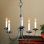 lampadari moderni con 5 luci di candela presenti