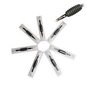 20 Pcs Black Disposable Tattoo Needles and Tubes Grip Supply 11M1