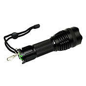 TrackMan Stainless Steel 5-Mode Flashlight with Cree Q5 LED