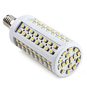 e14 112x3528 SMD 5.5-6w 750lm 2800-3500K bianco caldo di mais lampadina led (220-240v)