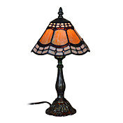 25W Tiffany Style Table Light Glass Shade