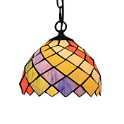 25W Tiffany Style Pendant Light Diamond Design