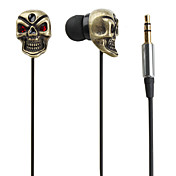 Auriculares de diamantes de estilo cráneo