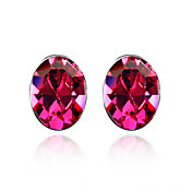 Eyesight Austrian Crystal In Real Platinum Plated Ladies' Earrings (More Colors)