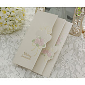 Elegant Roses Wedding Invitation - Set Of 50