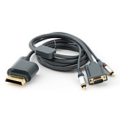 VGA Video Cable for Xbox 360 (1.8m Black)