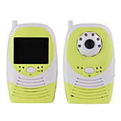 2.4 "LCD 휴대용 아기 모니터 2.4 기가 헤르츠 고출력 무선 6 LED IR 야간 비전 카메라
