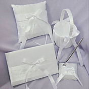 collection de mariage ruban rouge serti de ceinture (4 pièces)