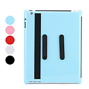 Simple Style Pattern PU Leather Case with Stand for The New iPad (Assorted Colors)