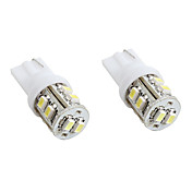 t10 10x1210 SMD LED blanco para lámparas de señal de coches (2-pack, dc 12v)