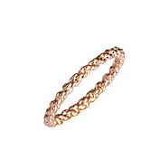 Gorgeous 18K Gold Plated Circle Shape Fashion Ring