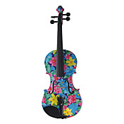 kinglos - (XC-1002) Design peachblossom solido abete vestito violino (multi-size)
