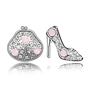 Lady Austrian Crystal In Real Platinum Plated Ladies' Earrings (More Colors)
