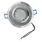 2w 3528 SMD 36-LED 240lm mancha blanca del techo bombilla (cepillado, la mitad de la cubierta de vidrio esmerilado)