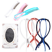 Perücke Pflege-Set 1 * Perückekappe Liner 1 * 1 * Kamm und Perücke Ständer (Farbe zufällig gesendet)
