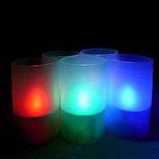 energia solare ha colore cambia ricaricabile senza fiamma di candela luci