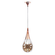13W lampada a sospensione dal design artistico ombra goccia di vetro pioggia