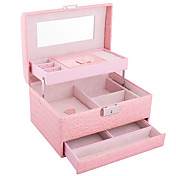 schöne Elefantenhautbildung Kunstleder ladies'jewelry Box (weitere Farben)