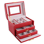 Beautiful Princess Leatherette Ladies'Jewelry Box(More Colors)