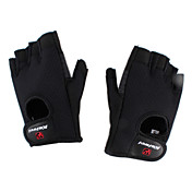 camewin esportes metade do dedo-luvas (preto)