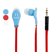 equipo de música brillante sonrisa en la oreja los auriculares (colores surtidos)
