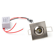 1W 100LM 6500K White LED Ceiling Lamp Down Light with LED Driver (AC 85~265V)