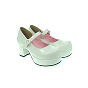 PU Leather 7.5cm High Heel Classic Lolita Shoes
