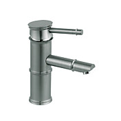 Contemporary Grey Painting Finish Bathroom Sink Faucet - Bamboo Shape Design