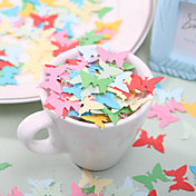 peu buterfly forme papier confettis - pack de 350 pièces (couleur aléatoire)