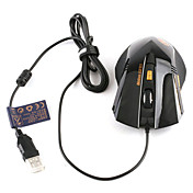 Souris Optique USB Haute Performance, 2500DPI - Noire