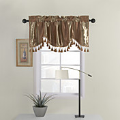 pregede kaffe scalloped Valance